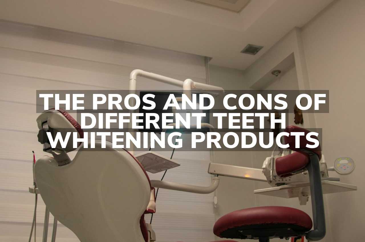 The Pros and Cons of Different Teeth Whitening Products